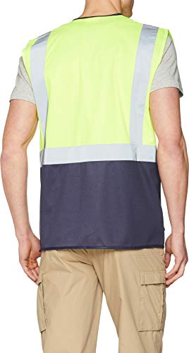 Portwest C476YRBL Warsaw Executive Vest, Yellow/Royal, L