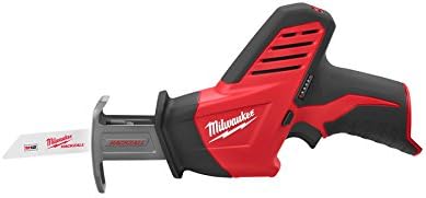 Milwaukee C12HZ-0 M12 Naked Compact Hackzall without Batteries/ Charger,Red