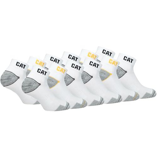 Caterpillar CAT WORK SNEAKERS 12 Pairs of Work Trainers, Work Socks, Socks, Stockings, Choice of Sizes 39-50