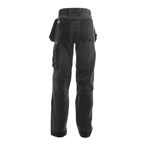 Dewalt Memphis Stretch Trouser 38W 29L Black/Grey