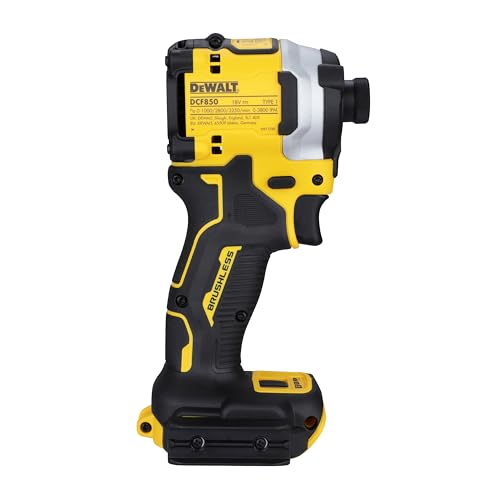 DEWALT DCF850N-XJ Impact Driver 18V XR Brushless Compact, Bare Unit