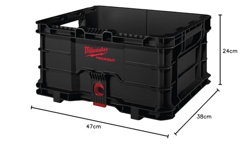 Milwaukee Packout - Large Stackable Crate - 4932471724