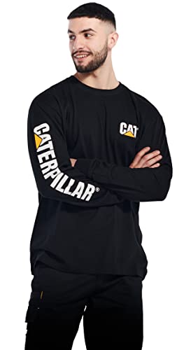 CAT Men's Trademark Banner Long Sleeve T-Shirt