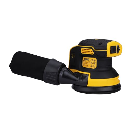 DEWALT DCW210N-XJ Cordless Sander 18V XR Brushless 125mm, Bare Unit