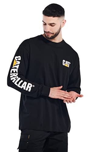 CAT Men's Trademark Banner Long Sleeve T-Shirt