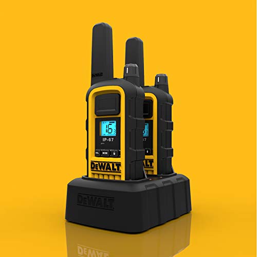 DEWALT DXPMRCH6-800 6 Port Charger for DXPMR800 Walkie Talkie Two-Way Radios - Charges 6 Walkie Talkies simultaneously