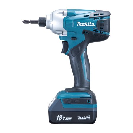 MAKITA 18V Cordless Combi Lithium Drill & Lithium Impact Driver Twin Pack Complete KIT with Heavy Duty Carrying CASE + Free MAKITA Gold Impact Accessories