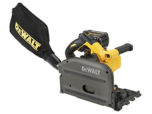 DEWALT DCS520T2-GB XR Flex Volt Cordless Brushless Plunge Saw with 2 DCB546 Batteries, 54 V, Yellow/Black, 2 x 18 Volt 6.0Ah Li-Ion Batteries, Set of 6 Pieces