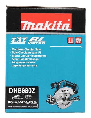 Makita DHS680Z 18V Li-Ion LXT 165mm Brushless Circular Saw - Batteries and Charger Not Included