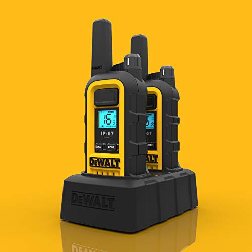 DEWALT DXPMRCH6-800 6 Port Charger for DXPMR800 Walkie Talkie Two-Way Radios - Charges 6 Walkie Talkies simultaneously