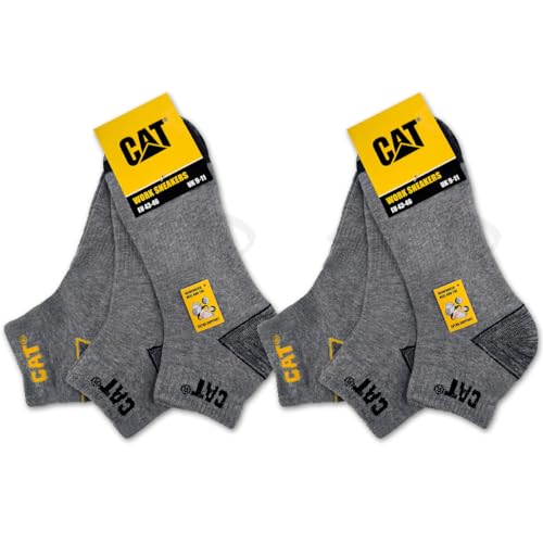 Caterpillar Cat Work Trainers 6 Pairs of Work Trainers Work Socks Stockings in Sizes 6-16