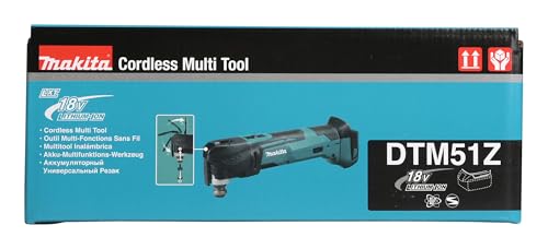 Makita DTM51Z Multi-Tool, 18 V,Blue