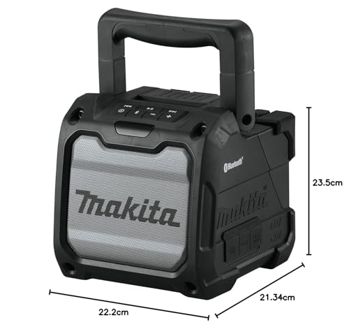 Makita XRM08B 18V LXT / 12V max CXT Lithium-Ion Cordless Bluetooth Job Site Speaker, Tool Only