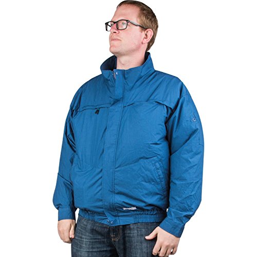 Makita DFJ304ZXL Jacket, 18 V, Blue