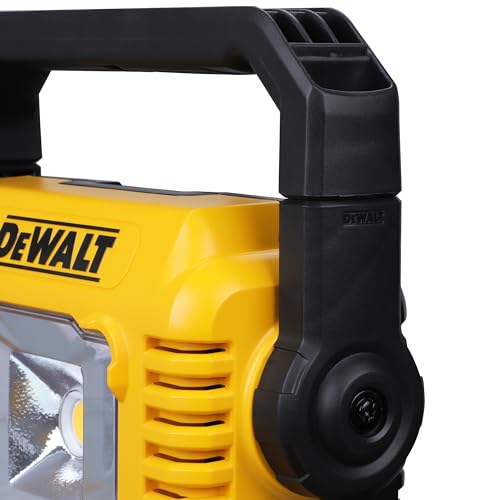 DEWALT DCL077 Battery-Powered Construction Light 2000 Lumen Building Site Light Bulb 3 Level Light Strength Setting