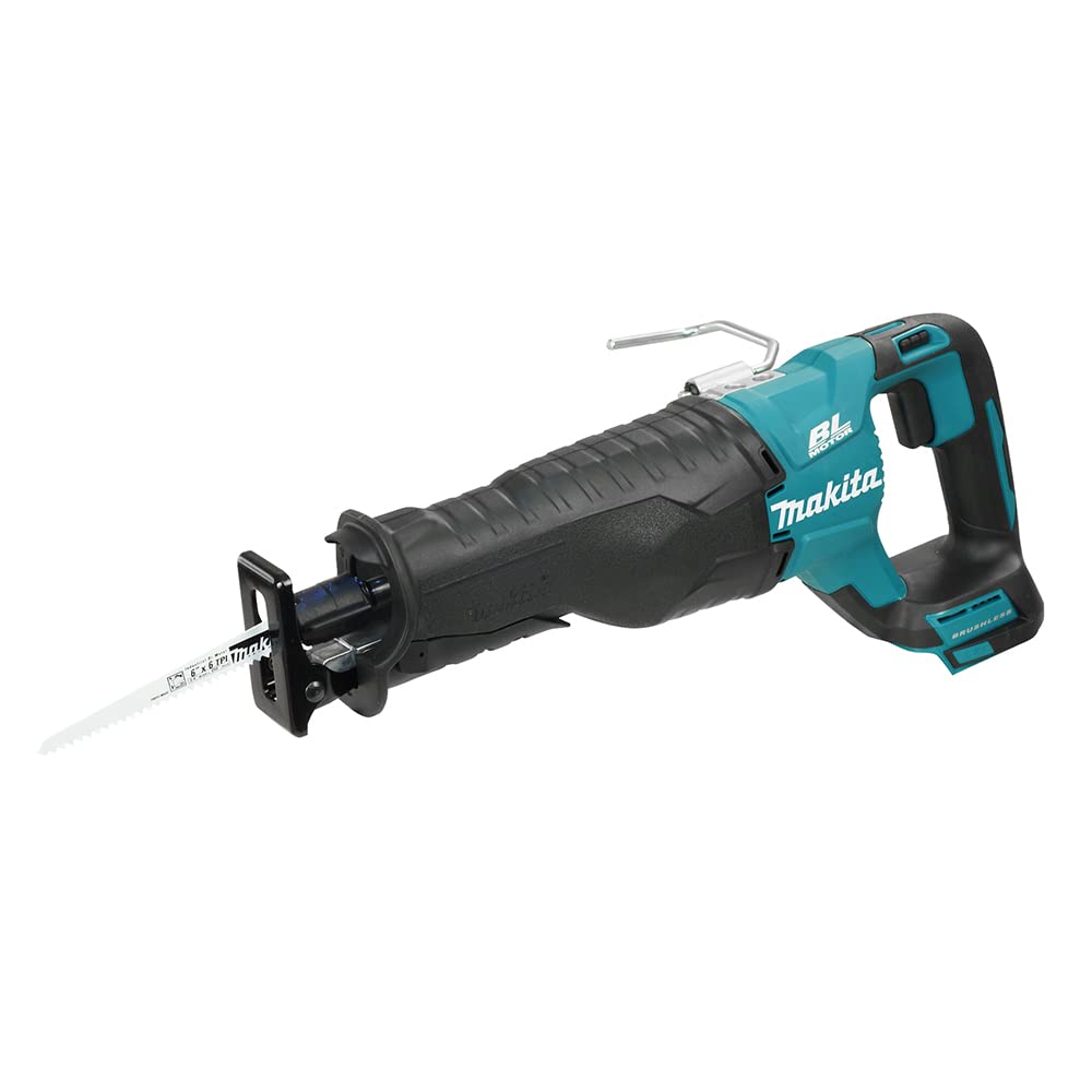 Makita DJR187Z 18V Li-Ion LXT Brushless Reciprocating Saw - Batteries and Charger Not Included & DTM51Z Multi-Tool, 18 V,Blue