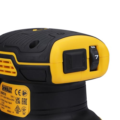 DEWALT DCW210N-XJ Cordless Sander 18V XR Brushless 125mm, Bare Unit