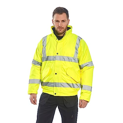 Portwest S463 Waterproof Comfort Hi-Vis Winter Bomber Jacket Orange, 6X-Large