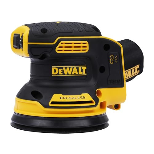 DEWALT DCW210N-XJ Cordless Sander 18V XR Brushless 125mm, Bare Unit