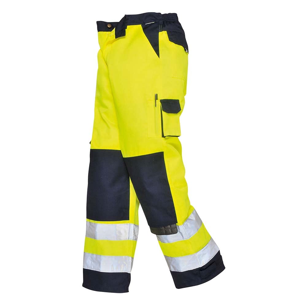 HI VIS Breathable Safety Jacket Coat Radio Loop D Ring High Visibility Workwear