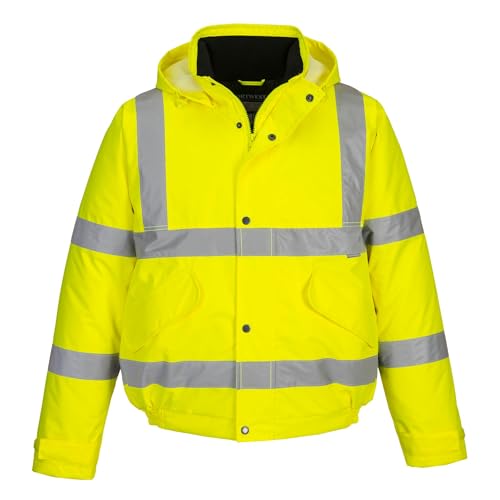 Portwest S463 Waterproof Comfort Hi-Vis Winter Bomber Jacket Orange, 6X-Large