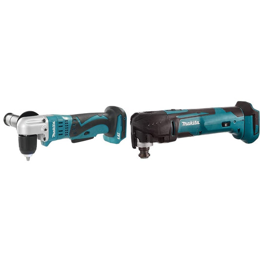 Makita DDA351Z 18V Li-ion LXT Angle Drill – Batteries and Charger Not Included & DTM51Z Multi-Tool, 18 V,Blue