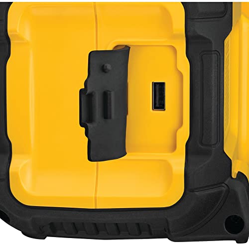 Dewalt DCR011-xj Bluetooth® Speaker 10.8-54V Li-ion Bare Unit, Yellow