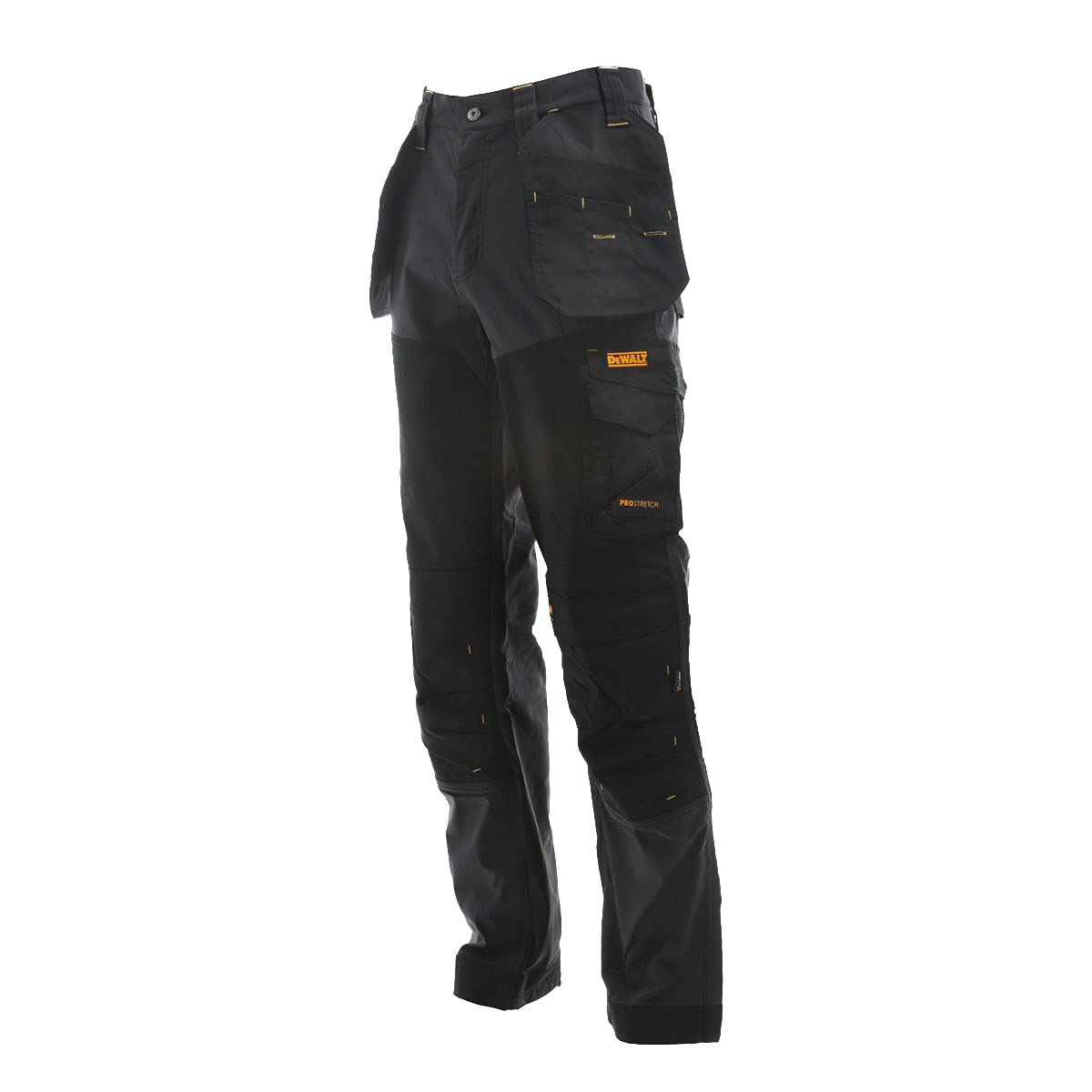 Dewalt Memphis Stretch Trouser 38W 29L Black/Grey