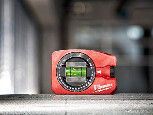 Milwaukee 4932459597 932459597 Magnetic Pocket Level 7.8cm, Red