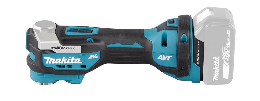 Makita DTM52Z Li-ion LXT Brushless Multi-Tool - Batteries and Charger Not Included, Blue, 18 V