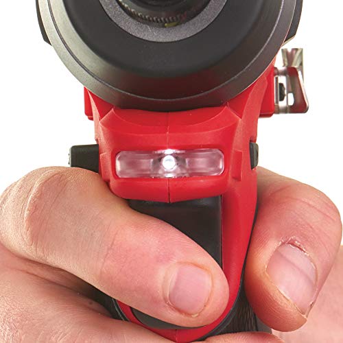 Milwaukee M12FID Fuel Sub Compact 1/4 inch Impact Driver 12V Bare Unit, 12 V, Red