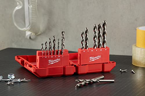 Milwaukee 4932352374 Drill, Set 19 Piece 1-10mm