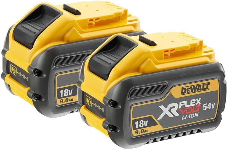 DEWALT DCG418X2 54v 125mm XR FlexVolt High Power Grinder - 2X 9.0ah Tstak Case (DEWDCG418X2)