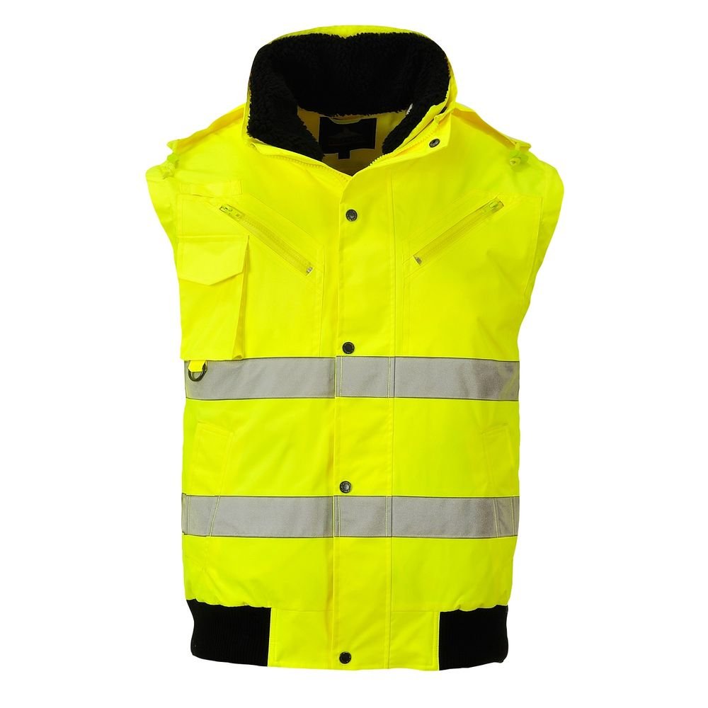 Portwest Hi-Vis 3-in-1 Bomber Jacket, Size: S, Colour: Orange, C467ORRS