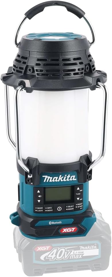 Makita MR009GZ 40V Max Li-ion XGT Radio with Lantern – Batteries and Chargers Not Included