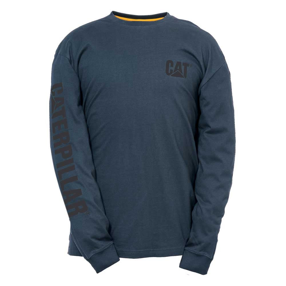 CAT Men's Trademark Banner Long Sleeve T-Shirt