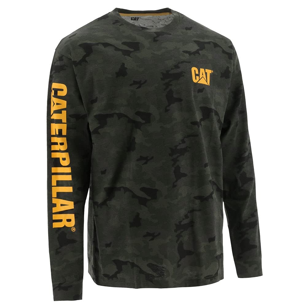 CAT Men's Trademark Banner Long Sleeve T-Shirt