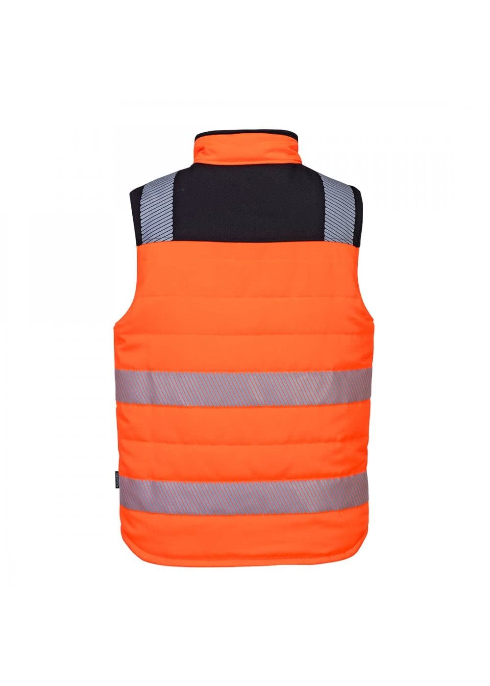 Portwest PW3 Hi-Vis Reversible Bodywarmer, Size: S, Colour: Orange/Black, PW374OBRS