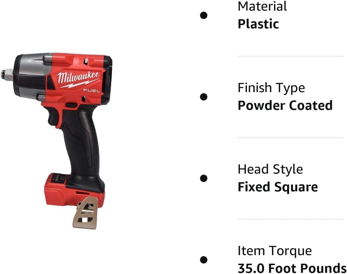 Milwaukee 2962-20 M18 18V Fuel 1/2" Mid-Torque Impact Wrench with Friction Ring