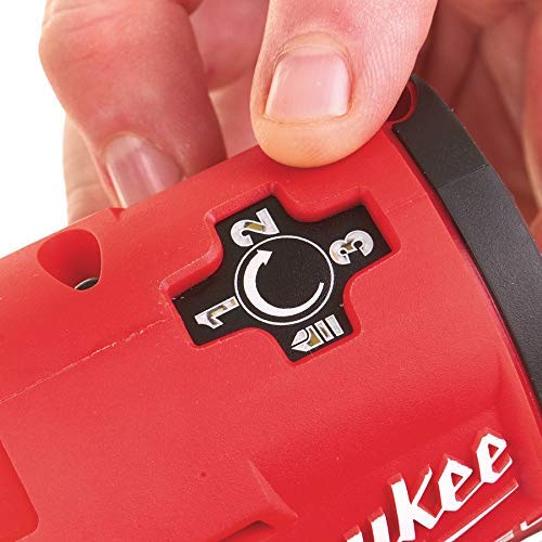 Milwaukee M12FID Fuel Sub Compact 1/4 inch Impact Driver 12V Bare Unit, 12 V, Red