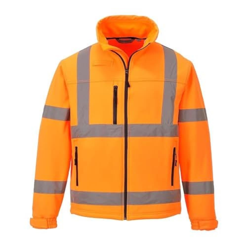 Portwest Hi-Vis Classic Softshell Jacket (3L), Size: XXXL, Colour: Yellow, S424YERXXXL