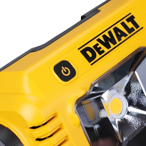 DEWALT DCL077 Battery-Powered Construction Light 2000 Lumen Building Site Light Bulb 3 Level Light Strength Setting