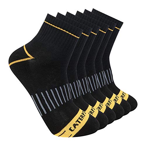 CAT Men's Quarter Sock (Pack of 6)