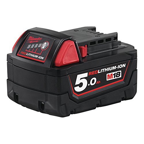 Milwaukee M18B5 M18 5.0Ah Red Lithium-Ion Battery