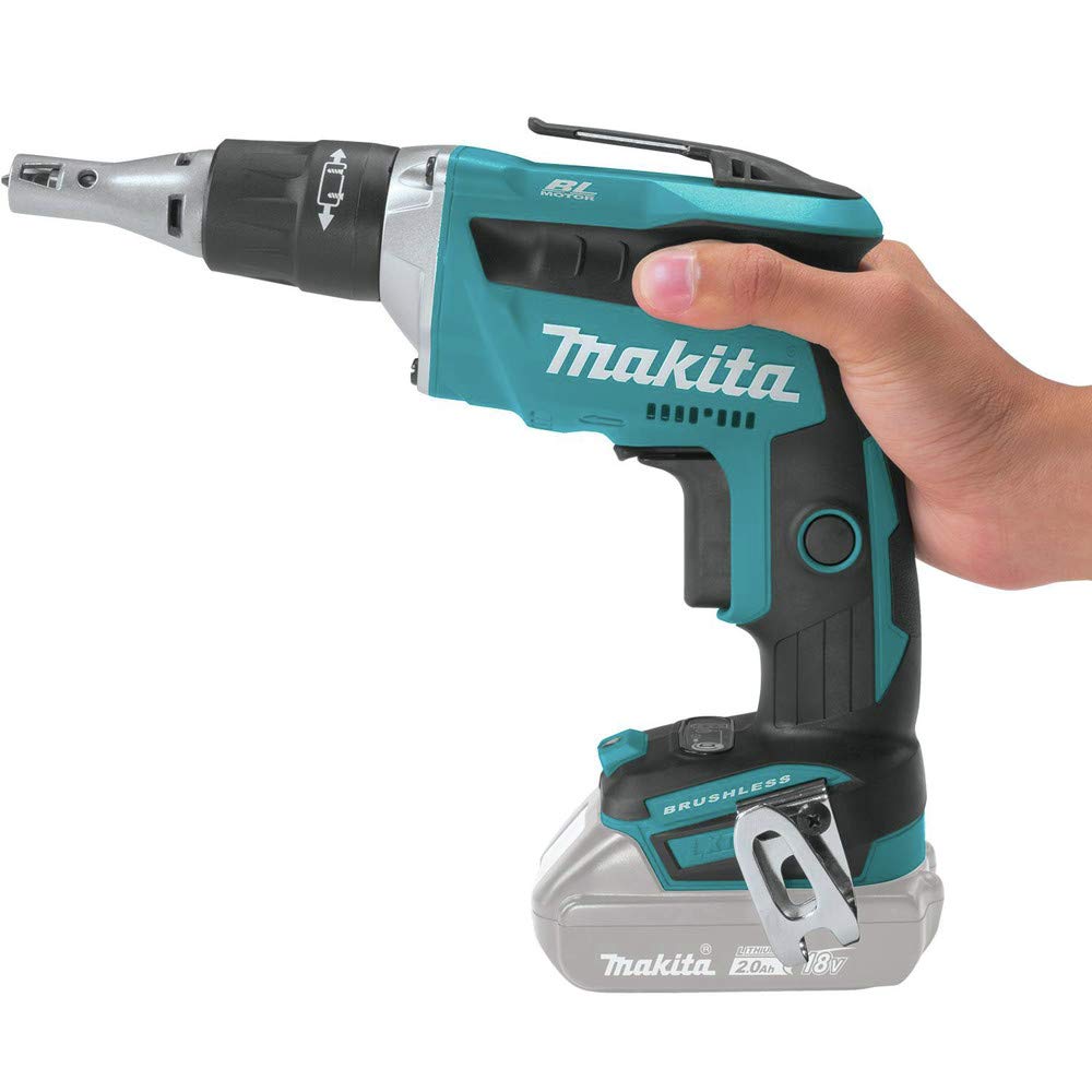 Makita XSF04Z 18V LXT Lithium-Ion Brushless Cordless 2, 500 RPM Drywall Screwdriver, Tool Only