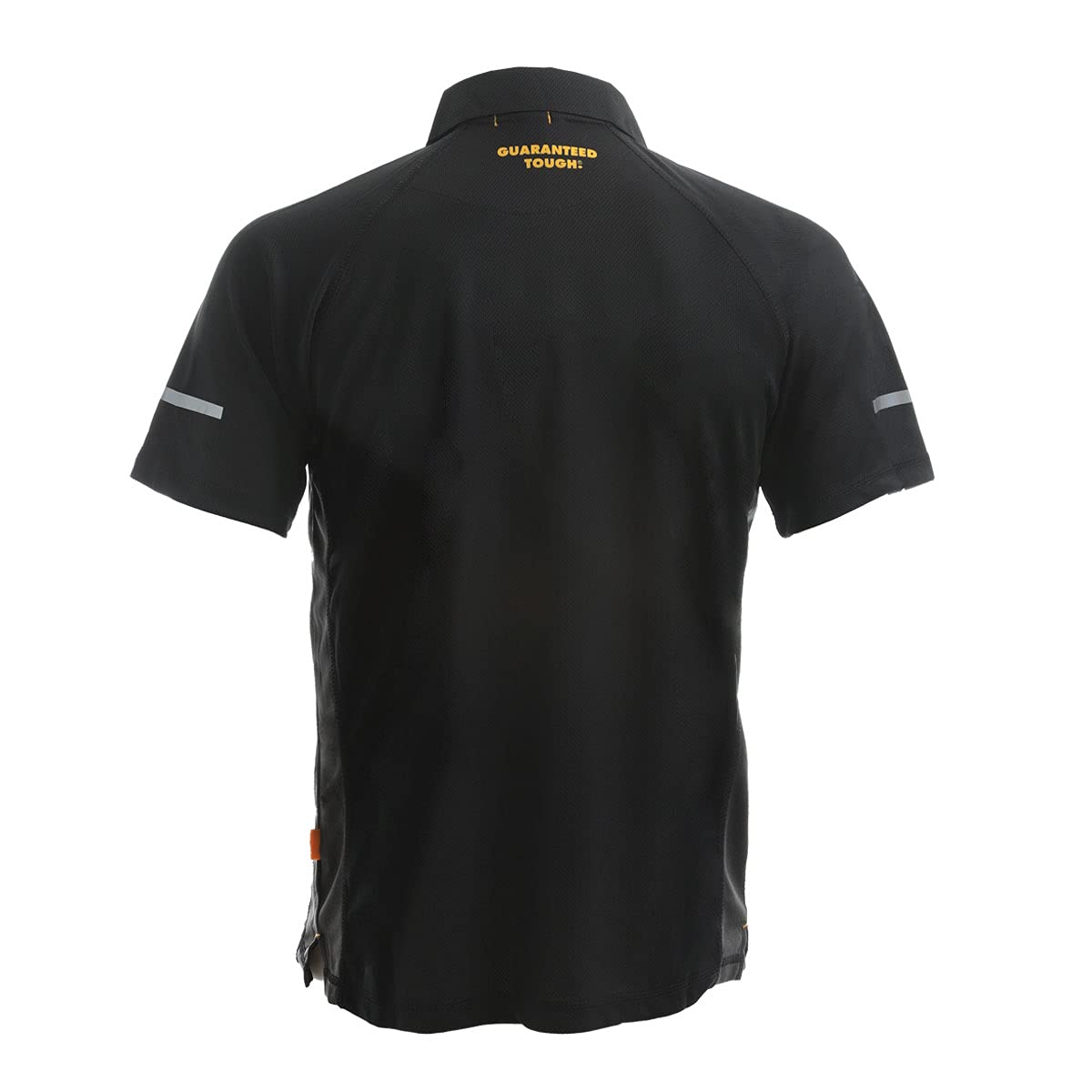 DEWALT Cheverley Lightweight Grey Polycotton Shorts Waist 30in Ruland PWS Performance Polo Shirt, Black, Size Medium