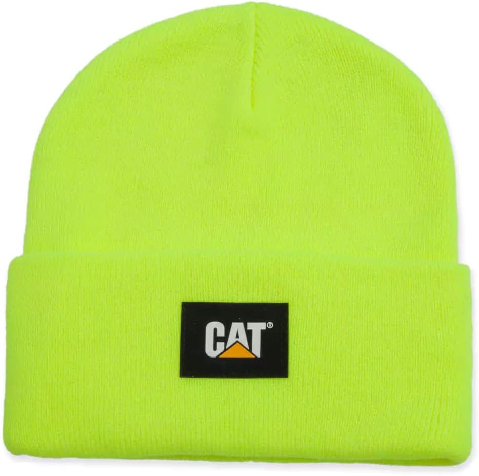 Caterpillar Men's Cat Label Cuff Beanie