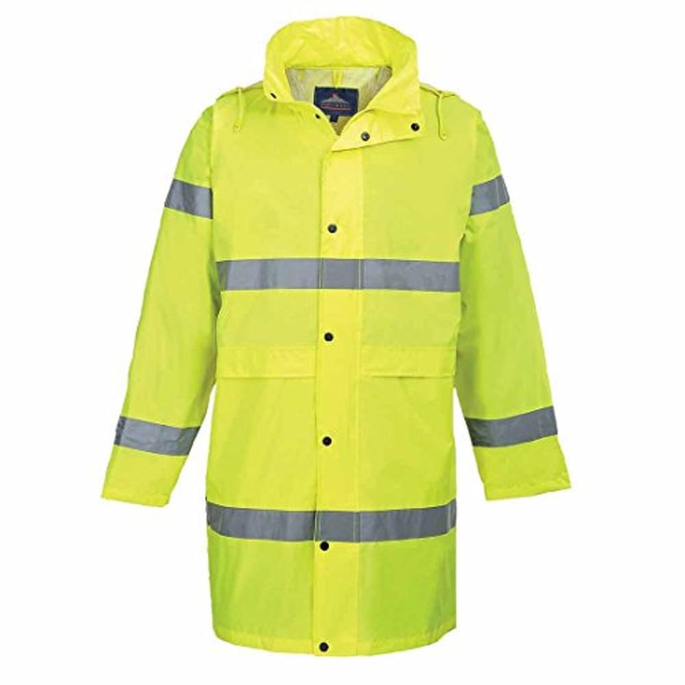 Portwest Hi-Vis Coat 100cm, Size: XXXL, Colour: Orange, H442ORRXXXL