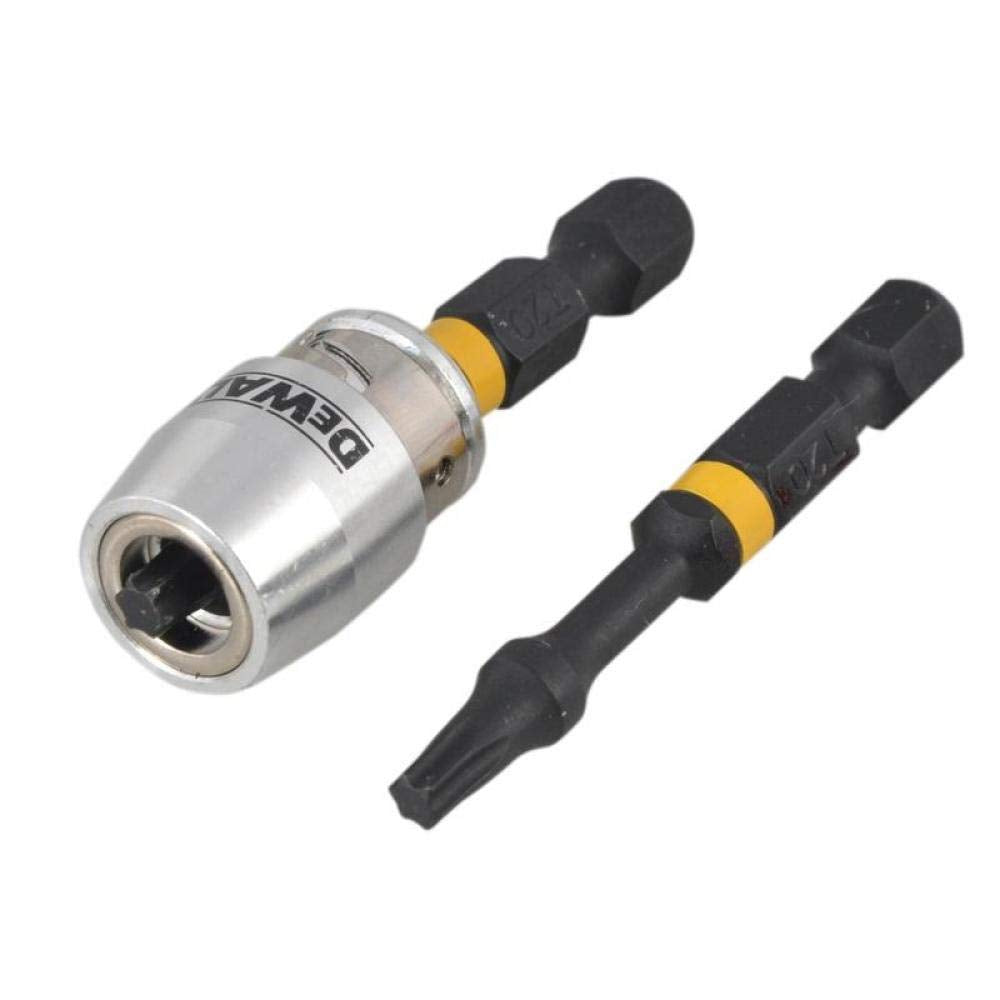 DEWALT Impact Torsion Bits T20 X 57MM (X3) and Magnetic Screwlock Sleeve