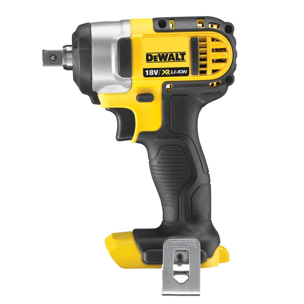 DEWALT DCF880N-XJ 18V XR Lithium-Ion Body Only Compact Impact Wrench, Yellow/Black, 3.94 cm*9.61 cm*6.3 cm